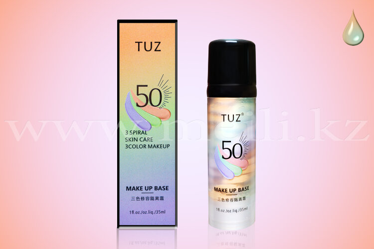  Трехцветная база для макияжа «TUZ 3 color 50 SPF». арт 056 