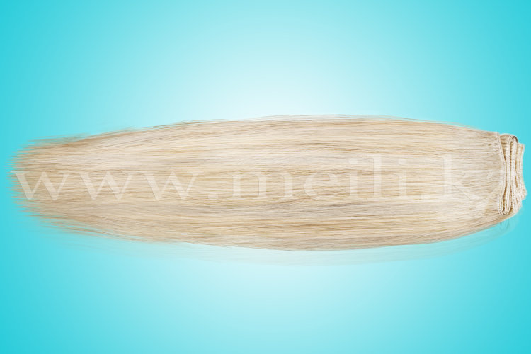 Натуральные волосы для наращивания, цвет холодный блонд. арт 060