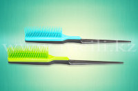 Расческа с силиконовыми зубчиками для тонких и поврежденных волос.  арт 29573-1