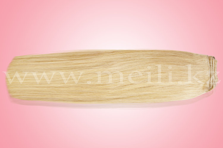 Натуральные волосы для наращивания, цвет светло-золотистый  блонд. арт 022