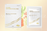 Маска салфетка для увлажнения и омоложения кожи лица «Salmon». 5 штук. арт 758