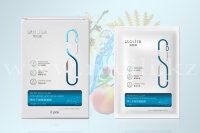 Маска салфетка для увлажнения и омоложения кожи лица «Hyaluronic acid». 5 штук. арт 363