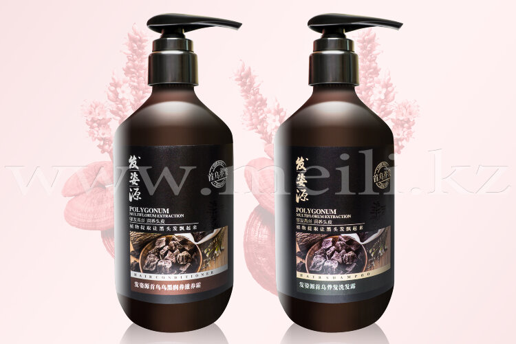 Шампунь и кондиционер от выпадения и для роста волос «Polygonum anti-hair loss hair»