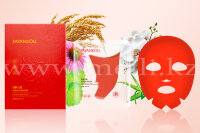 Маска салфетка для омоложения чувствительной кожи лица «Dendrobium». 5 штук. арт 851 