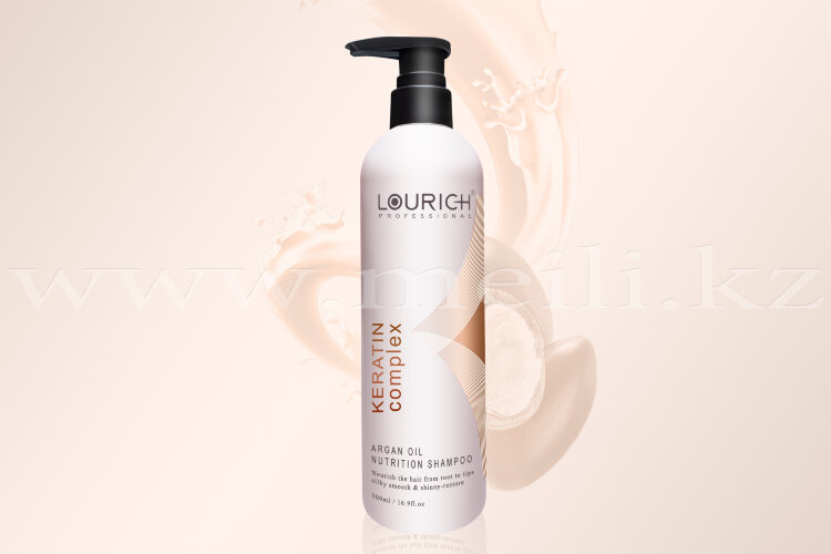 Шампунь для сухих и поврежденных волос «Lourich argan oil hair shampoo». арт 522
