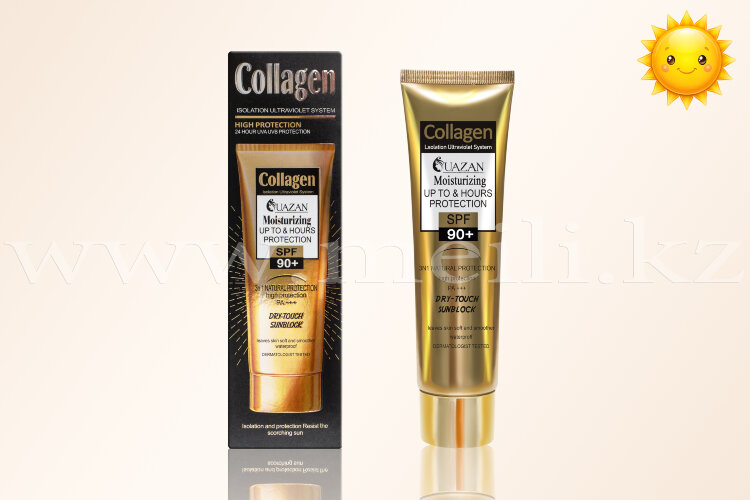 Солнцезащитный крем «Collagen» SPF90. арт 906
