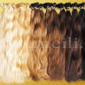 Натуральные волосы на капсуле для наращивания в ассортименте. арт 6291