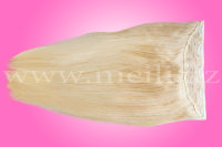 Натуральные прошитые волосы, цвет "холодный блонд" №60