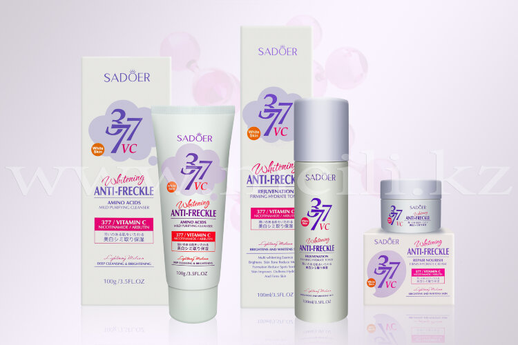Отбеливающая серия «Sadoer anti freckle» для любого типа кожи