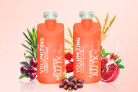 Шампунь и кондиционер для укрепления корней и объема волос «Just pomegranate & cherry»
