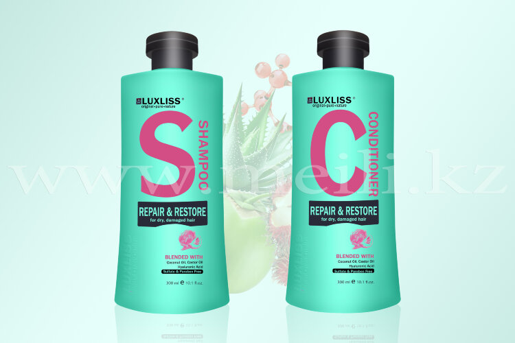 Шампунь и кондиционер для сухих и поврежденных волос «Luxliss»