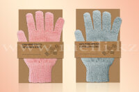Мочалка перчатки «Exfoliating stretch cotton bath gloves» 2 шт. арт 452
