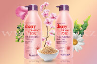 Шампунь и кондиционер для объема тонких и редких волос «Сherry blossom & rose»