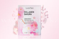Маска салфетка для лица «Collagen & Sakura». арт 072