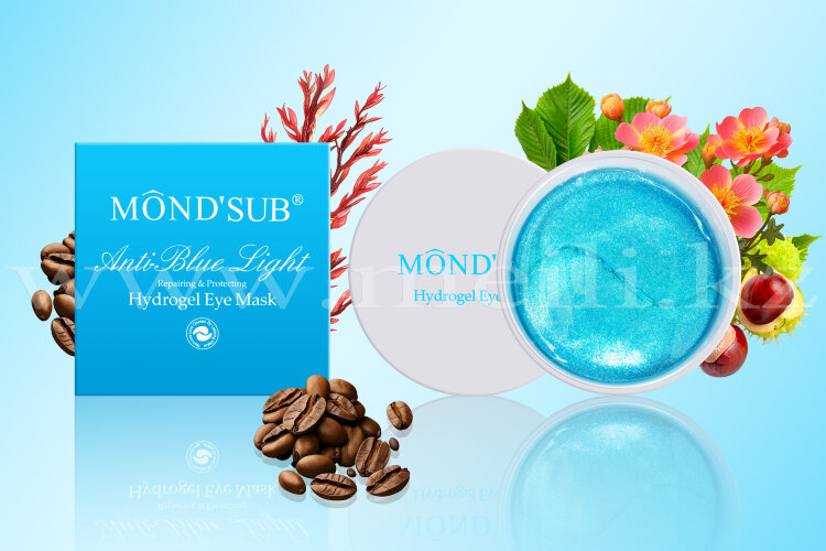 Гидрогеливые маска патчи под глаза «Mond Sub anti-blue light». арт 866
