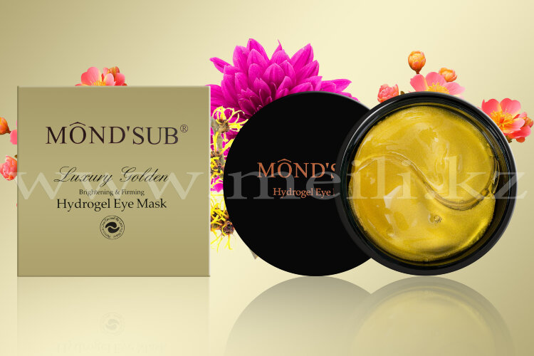 Гидрогелевые маска патчи под глаза «Mond Sub gold». арт 476