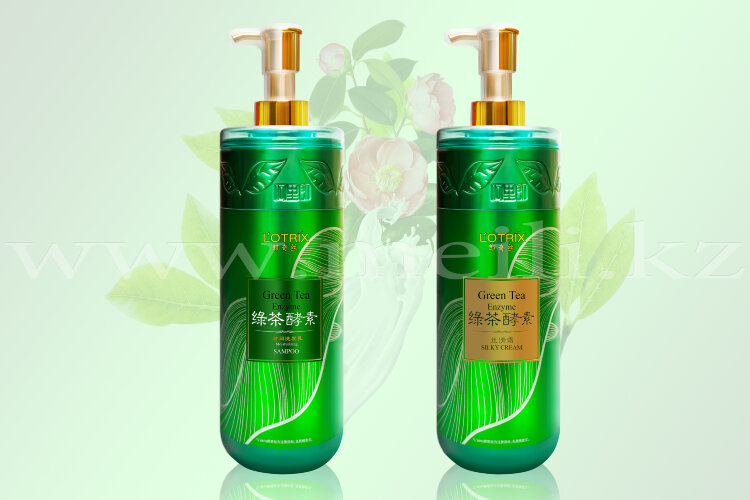 Шампунь  и кондиционер для сухих и поврежденных волос «Green Tea»