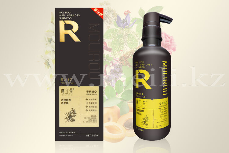 Шампунь от выпадения  и для роста волос «Molirou». арт 982