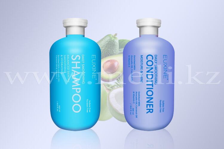 Шампунь и кондиционер для питания тонких и сухих волос «Euxine»