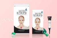 Патчи - тейпы «Secret strips» для межбровной части. арт 136