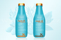 Шампунь и кондиционер для питания и восстановления структуры волос «Argan oil & keratin» по 730 мл