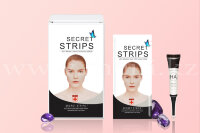 Патчи - тейпы «Secret strips» для носогубной части. арт 112